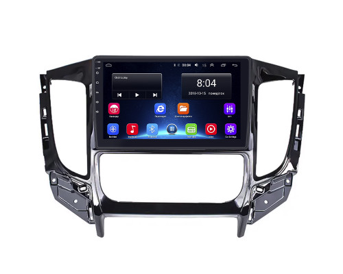 Штатная магнитола Lesko для Mitsubishi Pajero Sport III ver. 2 2015-2019 экран 9" 2/32Gb Wi-Fi GPS Base