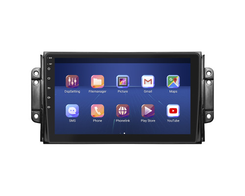 Штатная магнитола Lesko для Chery Tiggo 2 I 2016-2020 экран 9" 2/32Gb 4G Wi-Fi GPS Top