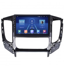 Штатная магнитола Lesko для Mitsubishi Pajero Sport III ver. 2 2015-2019 экран 9" 4/32Gb 4G Wi-Fi GPS Top