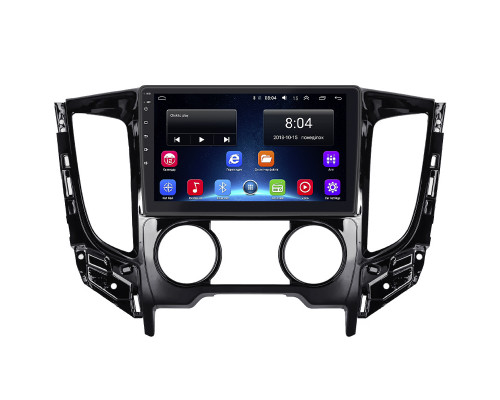 Штатная магнитола Lesko для Mitsubishi Pajero Sport III ver.1 2015-2019 экран 9" 2/32Gb Wi-Fi GPS Base