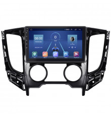 Штатная магнитола Lesko для Mitsubishi Pajero Sport III ver.1 2015-2019 экран 9" 6/128Gb 4G Wi-Fi GPS Top