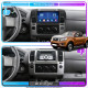 Штатная магнитола Lesko для Nissan Navara (Frontier) III (D40) 2004-2010 экран 9" 4/32Gb 4G Wi-Fi GPS Top