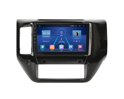 Штатная магнитола Lesko для Nissan Patrol V (Y61) Рестайлинг 2004-н.в. экран 9" 4/32Gb 4G Wi-Fi GPS Top