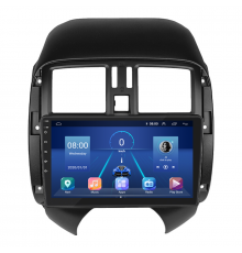 Штатная магнитола Lesko для Nissan Versa II 2012-2014 экран 9" 4/32Gb 4G Wi-Fi GPS Top