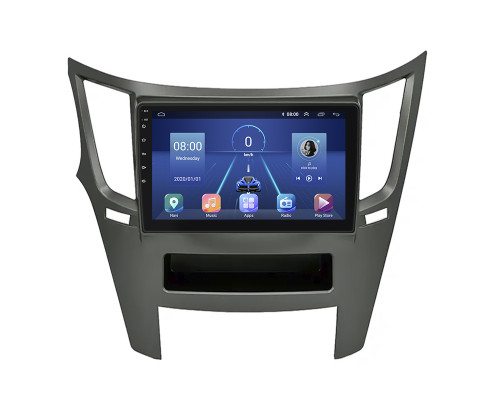 Штатная магнитола Lesko для Subaru Legacy V 2009-2012 экран 9" 4/32Gb 4G Wi-Fi GPS Top