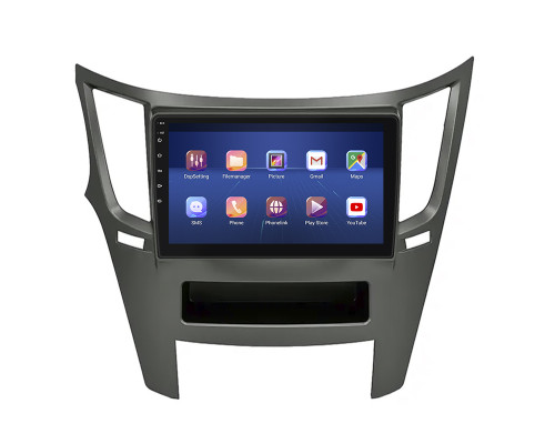 Штатная магнитола Lesko для Subaru Legacy V 2009-2012 экран 9" 4/32Gb 4G Wi-Fi GPS Top