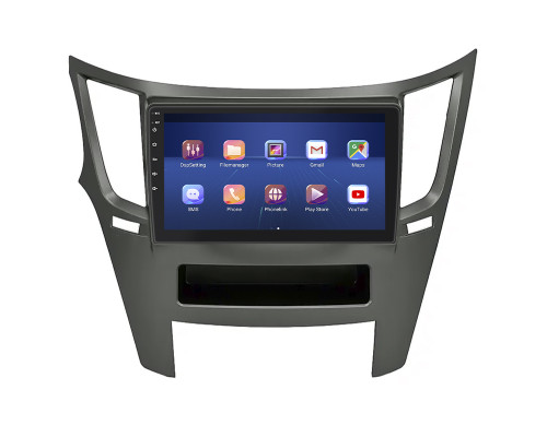 Штатная магнитола Lesko для Subaru Legacy V Рестайлинг 2012-2014 экран 9" 4/32Gb 4G Wi-Fi GPS Top