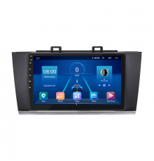 Штатная магнитола Lesko для Subaru Legacy VI 2014-2017 экран 9" 4/32Gb 4G Wi-Fi GPS Top
