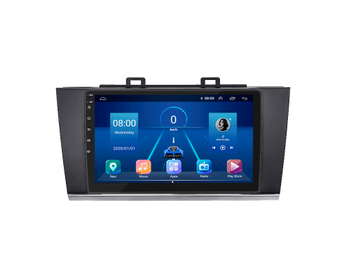 Штатная магнитола Lesko для Subaru Legacy VI 2014-2017 экран 9" 4/32Gb 4G Wi-Fi GPS Top