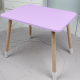 Детский прямоугольный столик 46х60х45, стол для детской комнаты от 1 года, фиолетовый