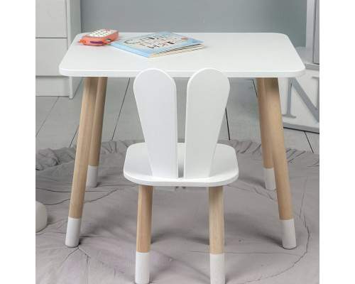 Детский прямоугольный столик 46х60х45, стол для детской комнаты от 1 года, фиолетовый