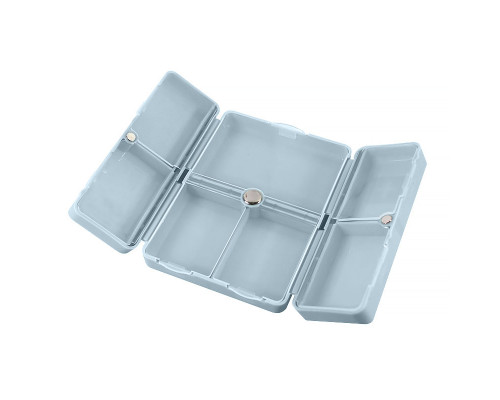 Таблетница органайзер для таблеток FY-8829 на 7 отделений Blue