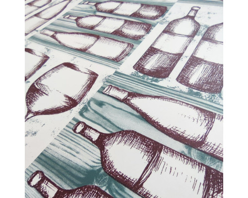 Самоклеющаяся пленка на бумажной основе 0,45х10м х 0,07мм Винная SW-00000798