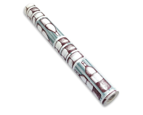 Самоклеющаяся пленка на бумажной основе 0,45х10м х 0,07мм Винная SW-00000798