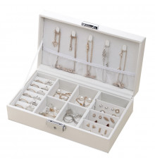 Шкатулка Casegrace SP-01155 для украшений и ювелирных изделий драгоценностей White