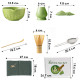 Набор Matcha 3125 для приготовления чая матча 7 предметов Green