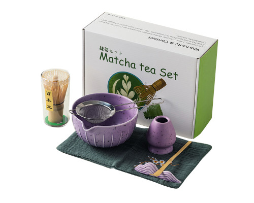 Набор Matcha 3125 для приготовления чая матча 7 предметов Purple