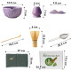 Набор Matcha 3125 для приготовления чая матча 7 предметов Purple