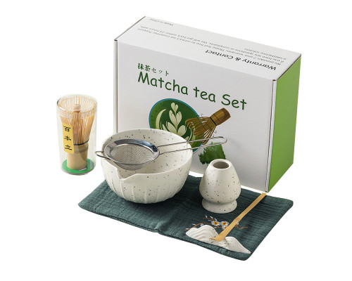 Набор Matcha 3125 для приготовления чая матча 7 предметов White