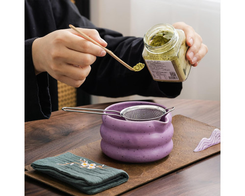 Набор Matcha SD5458 для приготовления чая матча 7 предметов Purple