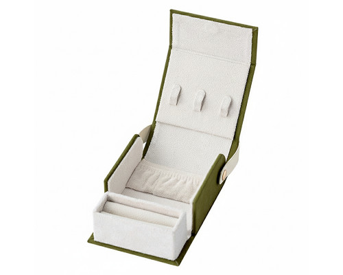 Дорожный органайзер Casegrace SP-01344 шкатулка для украшений и ювелирных изделий для путешествий Green