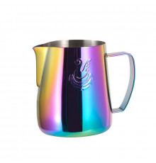 Питчер для молока JibbiJug молочник для вспенивания молока нержавеющая сталь градиент 600 мл Rainbow
