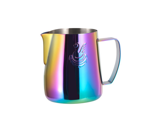 Питчер для молока JibbiJug молочник для вспенивания молока нержавеющая сталь градиент 600 мл Rainbow