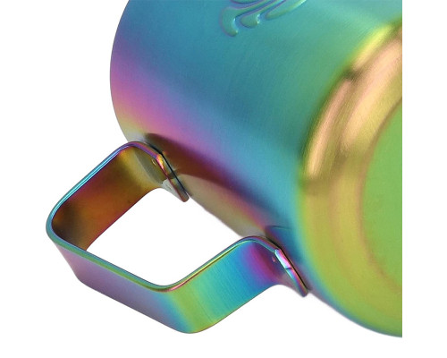 Питчер для молока JibbiJug молочник для вспенивания молока нержавеющая сталь градиент 600 мл Rainbow