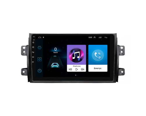 Штатная магнитола Lesko для Fiat Sedici  2005-2014 экран 9" 1/16Gb Wi-Fi GPS Base