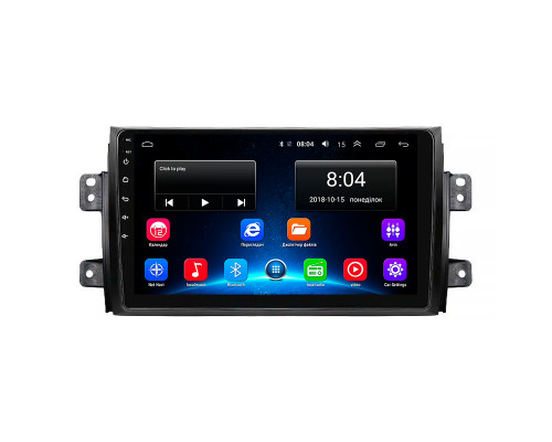 Штатная магнитола Lesko для Fiat Sedici  2005-2014 экран 9" 2/32Gb Wi-Fi GPS Base