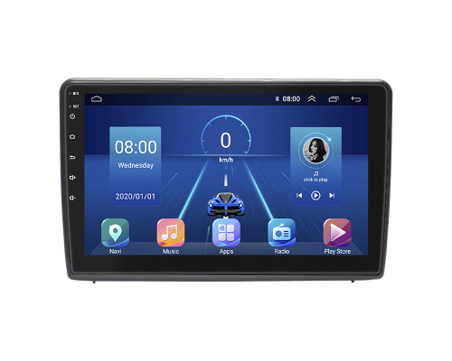 Штатная магнитола Lesko для Ford EcoSport I Рестайлинг 2017-н.в. экран 10" 4/32Gb 4G Wi-Fi GPS Top