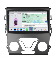 Штатная магнитола Lesko для Ford Fusion (North America) II 2012-2016 экран 9" 4/64 QLED CarPlay 4G Wi-Fi GPS 360 Prime
