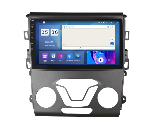 Штатная магнитола Lesko для Ford Fusion (North America) II Рестайлинг 2016-2020 экран 9" 4/64Gb CarPlay 4G Wi-Fi GPS Prime