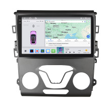 Штатная магнитола Lesko для Ford Fusion (North America) II Рестайлинг 2016-2020 экран 9" 4/64 QLED CarPlay 4G Wi-Fi GPS 360 Prime