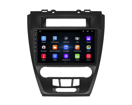 Штатная магнитола Lesko для Ford Fusion I Рестайлинг 2009-2012 экран 10" 1/16Gb Wi-Fi GPS Base