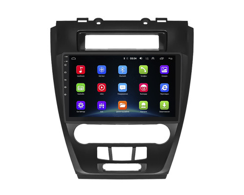 Штатная магнитола Lesko для Ford Fusion I Рестайлинг 2009-2012 экран 10" 2/32Gb Wi-Fi GPS Base