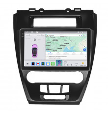 Штатная магнитола Lesko для Ford Fusion I Рестайлинг 2009-2012 экран 10" 4/64 QLED CarPlay 4G Wi-Fi GPS 360 Prime