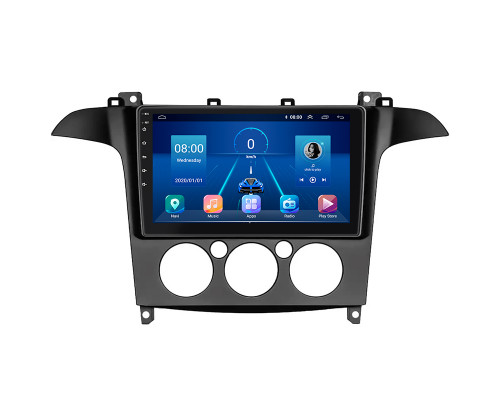 Штатная магнитола Lesko для Ford Galaxy II Рестайлинг ver 2 2010-2015 экран 9" 4/32Gb 4G Wi-Fi GPS Top