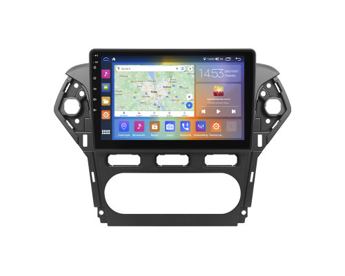 Штатная магнитола Lesko для Ford Mondeo IV Рестайлинг 2010-2014 экран 10" 4/64Gb CarPlay 4G Wi-Fi GPS Prime
