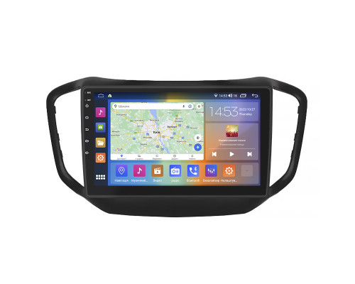 Штатная магнитола Lesko для Chery Tiggo 5 I 2014-2016 экран 10" 4/64Gb CarPlay 4G Wi-Fi GPS Prime