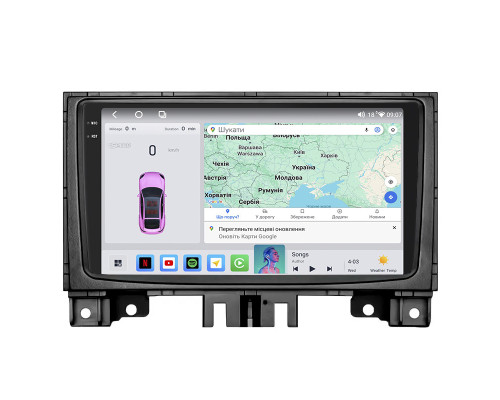 Штатная магнитола Lesko для Mercedes-Benz Sprinter II (W906) 2006-2013 экран 9" 4/64 QLED CarPlay 4G Wi-Fi GPS 360 Prime