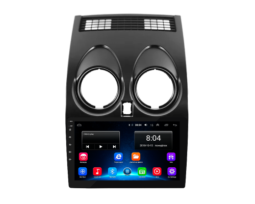 Штатная магнитола Lesko для Nissan Qashqai I 2006-2010 экран 9" 2/32Gb Wi-Fi GPS Base