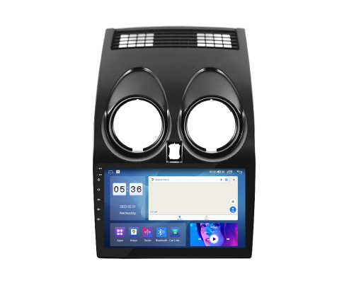 Штатная магнитола Lesko для Nissan Qashqai I 2006-2010 экран 9" 4/64Gb CarPlay 4G Wi-Fi GPS Prime