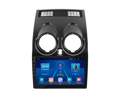 Штатная магнитола Lesko для Nissan Qashqai I 2006-2010 экран 9" 2/32Gb 4G Wi-Fi GPS Top