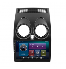 Штатная магнитола Lesko для Nissan Qashqai I 2006-2010 экран 9" 4/64Gb 4G Wi-Fi GPS Top