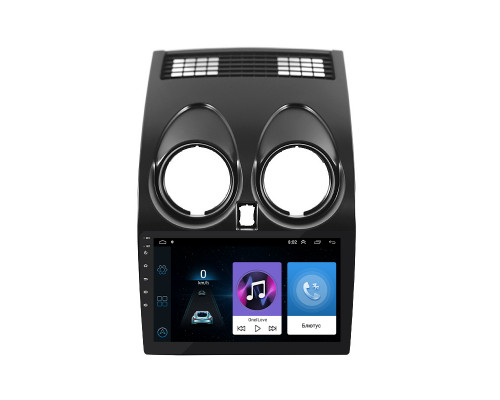 Штатная магнитола Lesko для Nissan Qashqai I Рестайлинг 2010-2013 экран 9" 1/16Gb Wi-Fi GPS Base