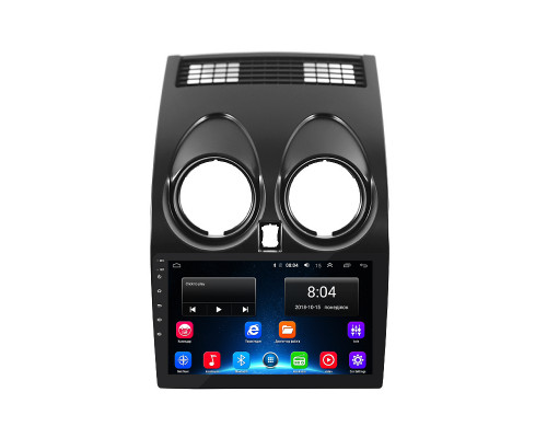 Штатная магнитола Lesko для Nissan Qashqai I Рестайлинг 2010-2013 экран 9" 2/32Gb Wi-Fi GPS Base