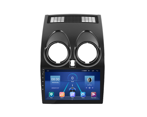 Штатная магнитола Lesko для Nissan Qashqai I Рестайлинг 2010-2013 экран 9" 2/32Gb 4G Wi-Fi GPS Top