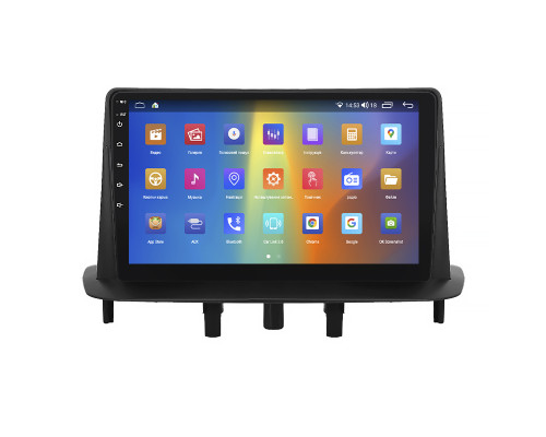 Штатная магнитола Lesko для Renault Fluence I 2009-2013 экран 9" 4/64Gb CarPlay 4G Wi-Fi GPS Prime