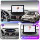 Штатная магнитола Lesko для Renault Fluence I 2009-2013 экран 9" 4/64 QLED CarPlay 4G Wi-Fi GPS 360 Prime